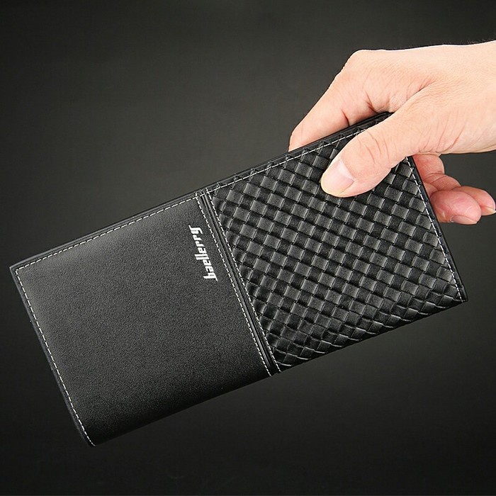 Dompet Panjang Pria Lipat Panjang Kulit Pria C738 Hitam O3D5 Dompet Korean Style Distro Terlaris Awe