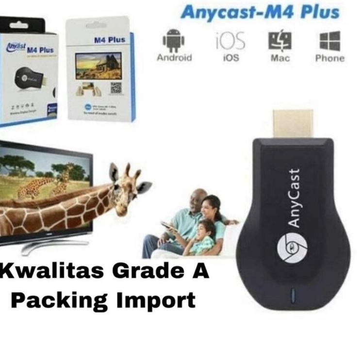 ✿ Anycast M4 Plus original Hdmi Dongle Usb Wireless -HDMI Dongle Anycast M4 plus Dongle HDMI Anycast