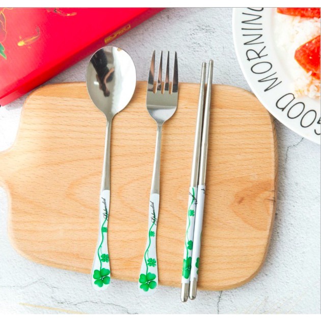 BARU SENDOK SET GARPU SUMPIT 3 IN 1 MOTIF / SENDOK SAKURA SET 3 IN 1