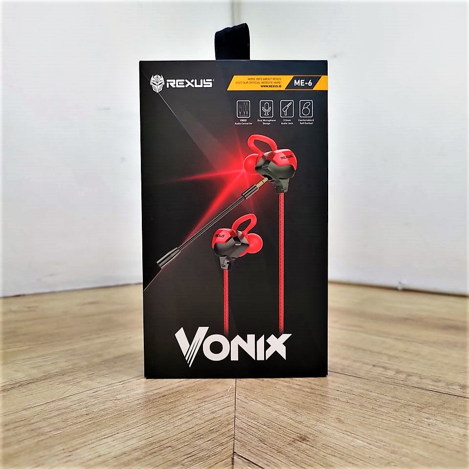 Earphone Gaming Rexus ME 6