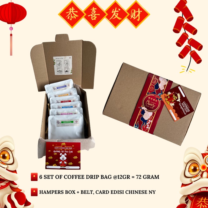 

Drip Bag Kopi Gift box hampers Ultah Natal Parcel Christmas coffee