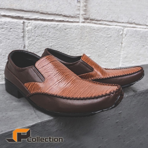 Original SPATOO Kode 201 - Sepatu Pantofel PDH Kulit Sapi Asli Sol Iris Untuk Acara Formal