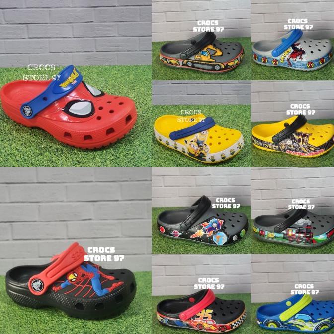 SANDAL CROCS ANAK KARAKTER/SANDAL CROCS FUN LAB/CROCS ANAK ORIGINAL