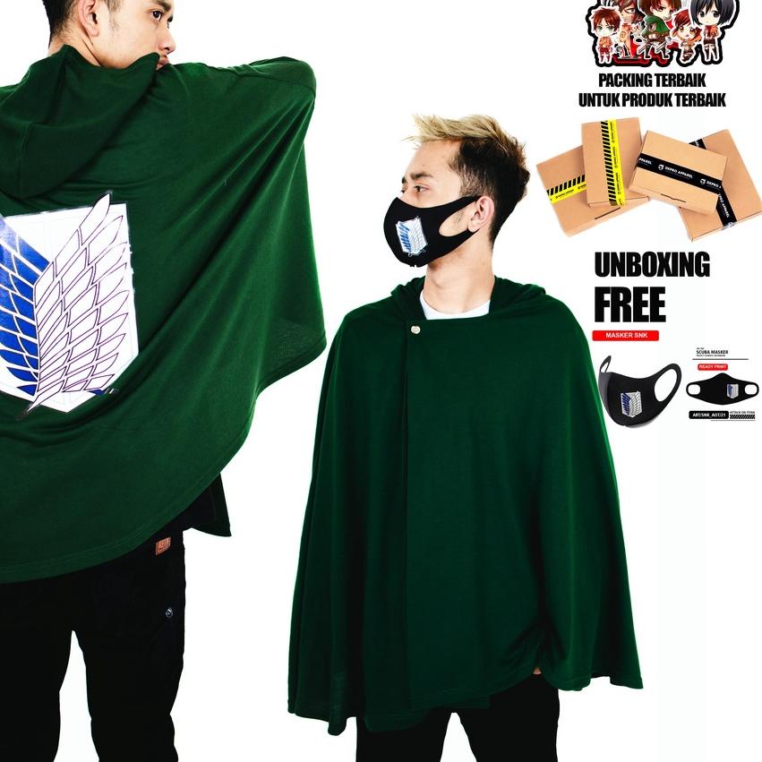 ☚ JUBAH ATTACK ON TITAN SNK (Shingeki no Kyojin) / Jubah AOT  (ATTACK ON TITAN) Scouting Legion ❃