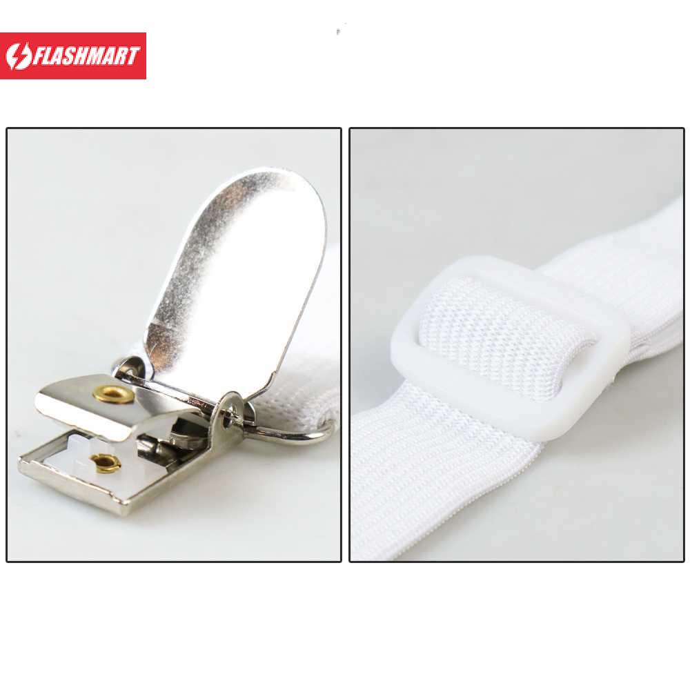 Flashmart Penjepit Clip Sprei Kasur Elastic Band Holder 4 PCS - 200TC