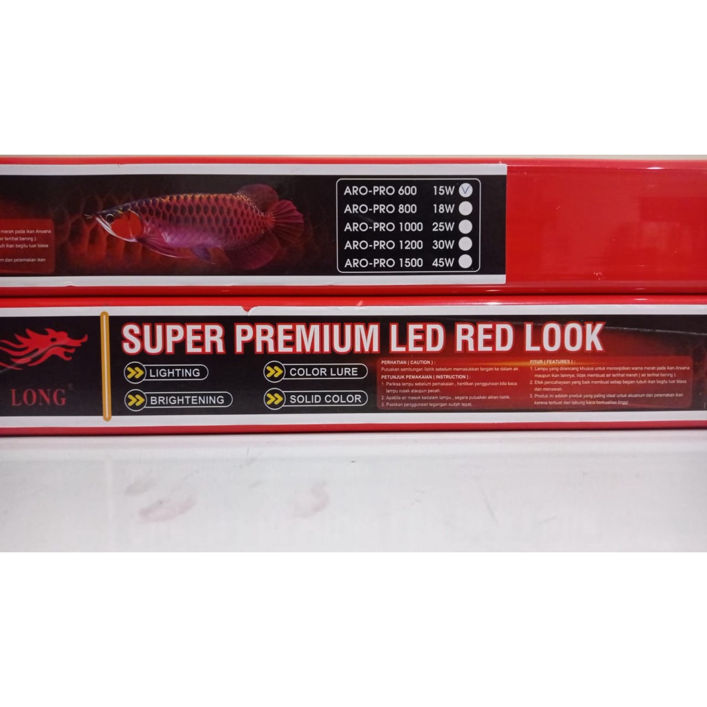 LAMPU HAI LONG SUPER PREMIUM LED RED LOOK ARO-PRO 600 15W