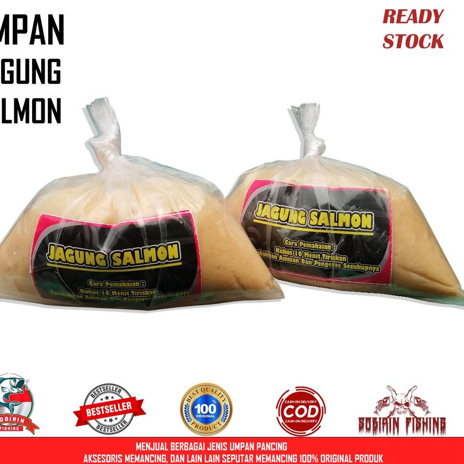 Stok terbaru  umpan ikan mas jagung salmon umpan mancing - umpan ikan mas terlaris sobirin fishing