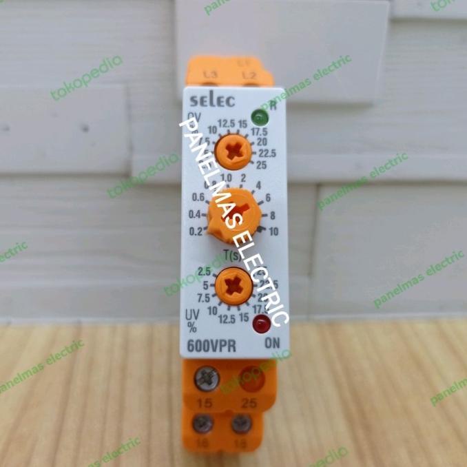 SELEC VOLTAGE PROTECTION RELAY 600VPR VPR PROTEKSI TEGANGAN PFR