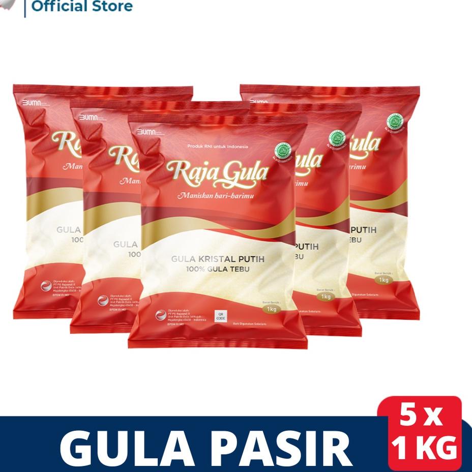 

➴ Raja Gula Merah Gula Pasir Kristal Putih 5 Pcs @ 1 Kg ▼