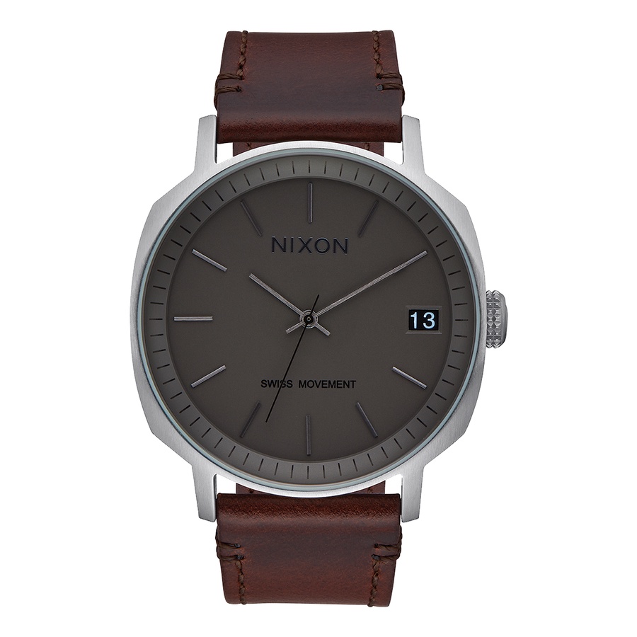 Nixon Regent II Charcoal / Dark Brown A9732342