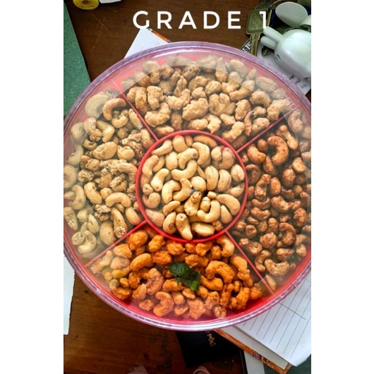 

kacang mede || kacang mede toples || kacang mede tray 3 dam 5