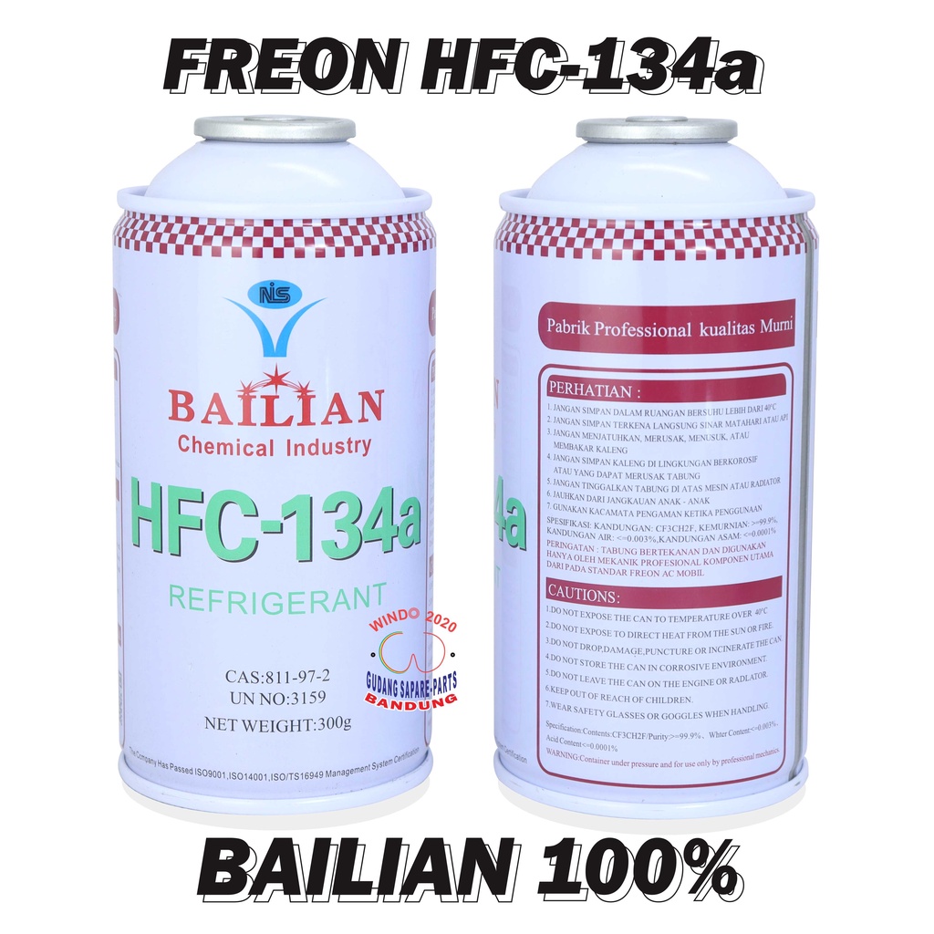 Refrigerant HFC-134A | Klea HFC 134 A | Perlengkapan AC MOBIL- RUMAH - KULKAS