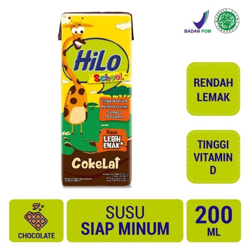 

HiLo School Chocolate Ready To Drink RTD 200 ml