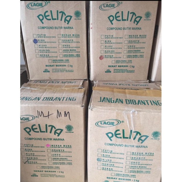 Meses Lagie Pelita Warna Tunggal 1 dus isi 3kg