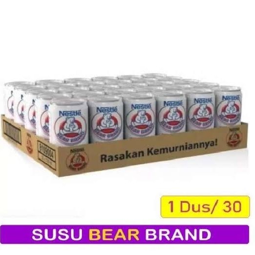 Susu Beruang Bear Brand 189 ml - 1 dus (30 kaleng)