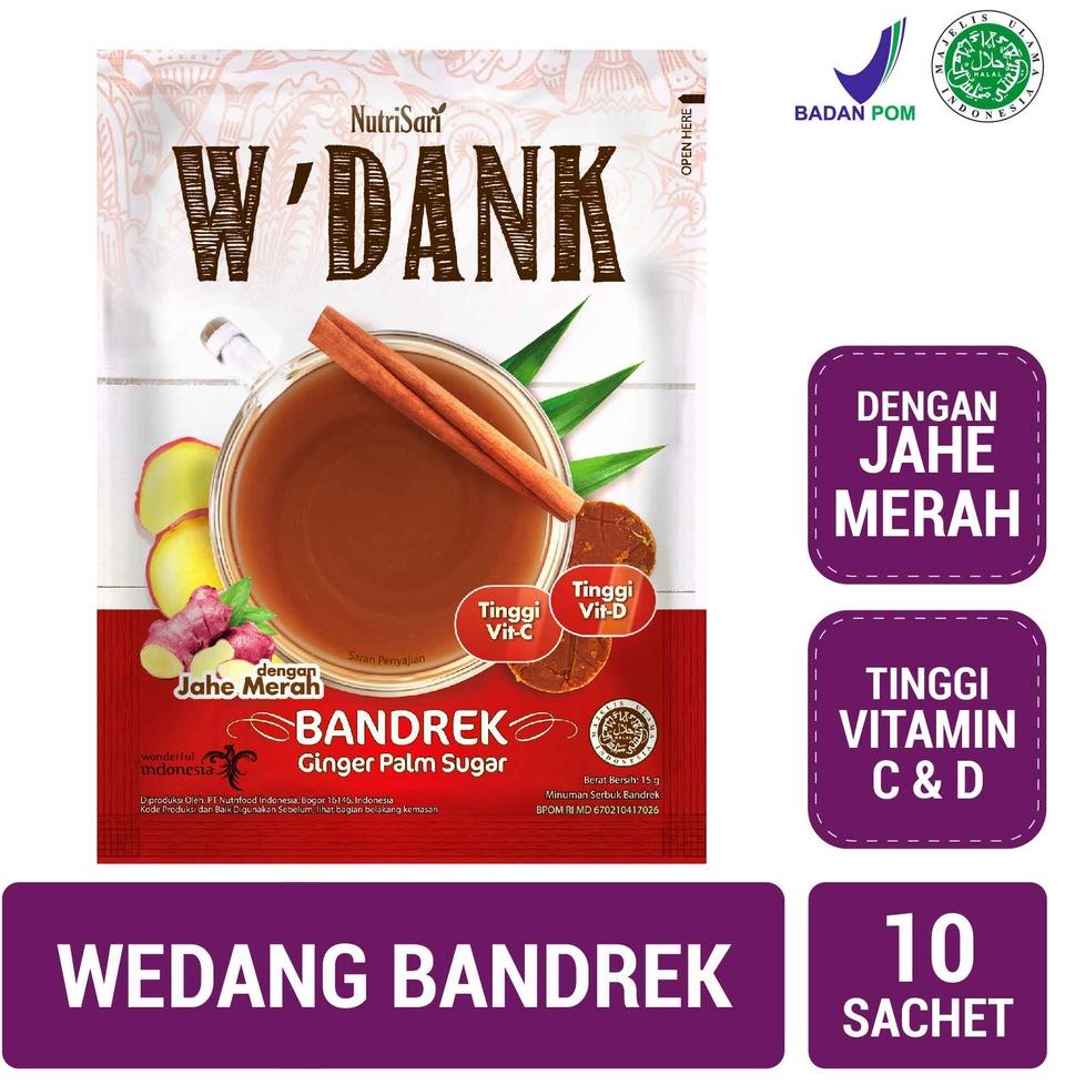 

Terlaku.../ W'Dank Bandrek - Ginger Palm Sugar - 10 sachet Renceng