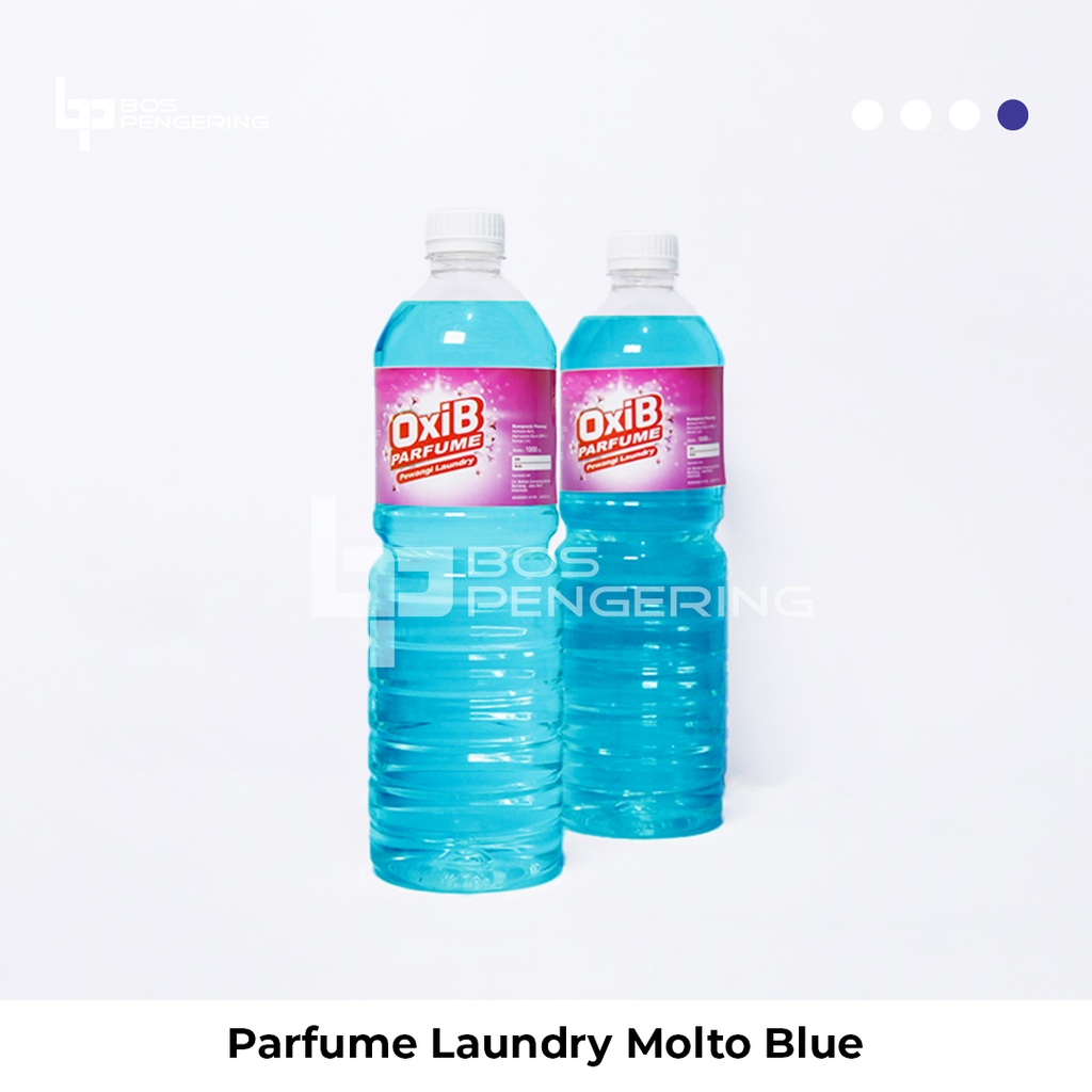 Pewangi Pakaian Laundry - OxiB Parfum Aroma Molto Blue 1 Liter Kualitas Terbaik