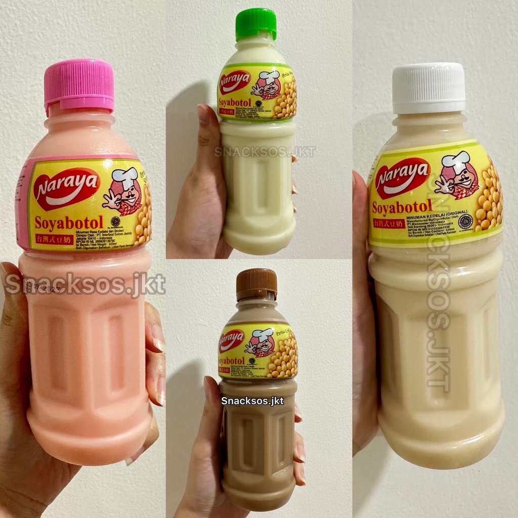 

NARAYA SOYA BOTOL MILK ORIGINAL / MELON / CHOCOLATE / STRAWBERRY - SUSU KACANG KEDELAI