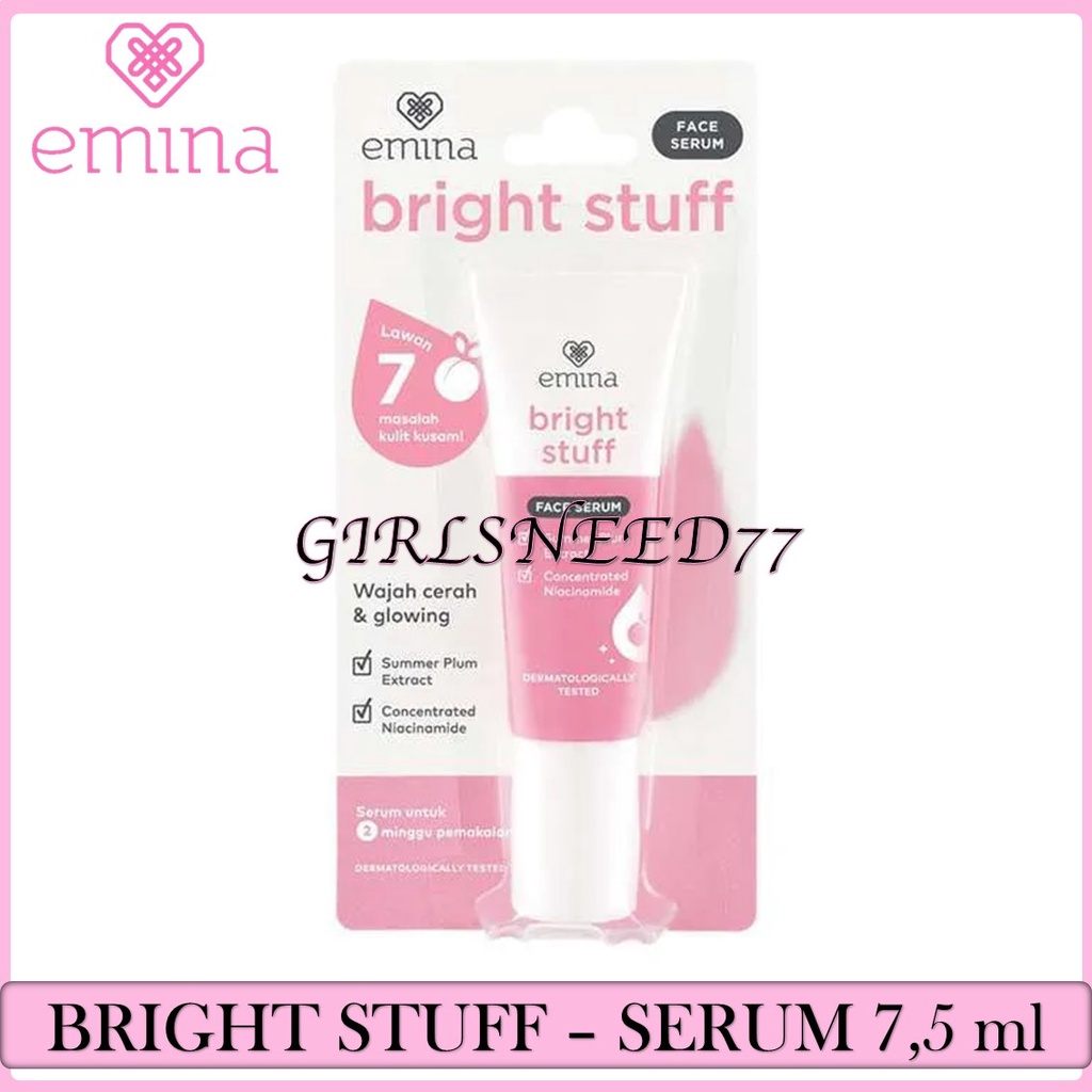 EMINA BRIGHT STUFF FACE SERUM 7.5ML GIRLSNEED77