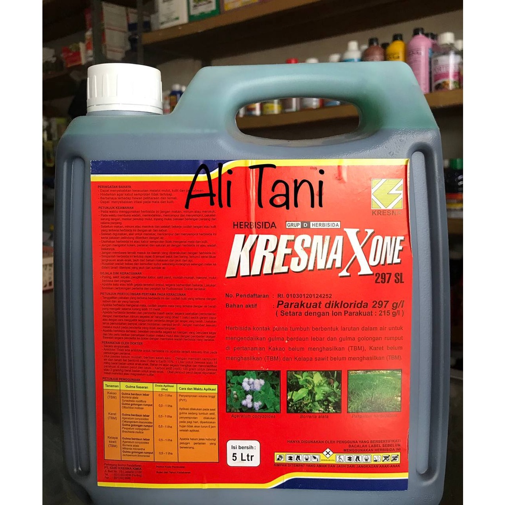 KRESNAXONE 297 SL Kemasan 5 Liter Herbisida/Racun Rumput Kontak