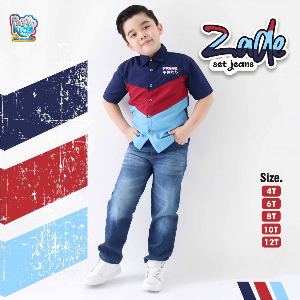 Setelan anak cowok Zade Set jeans by payyo