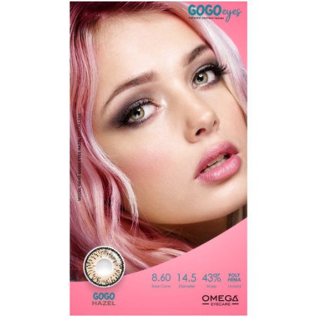 Softlens GOGO by Omega Eye Care Normal Dia 14,50mm + Lenscase