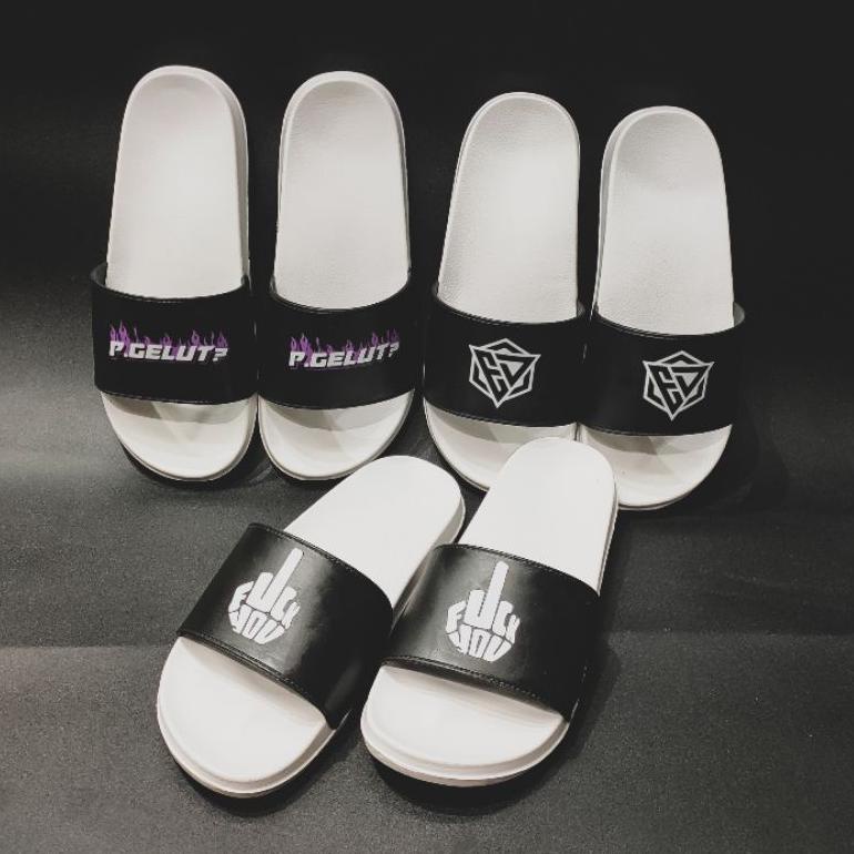 TERBARU Sandal ESTADO ragam motif logo