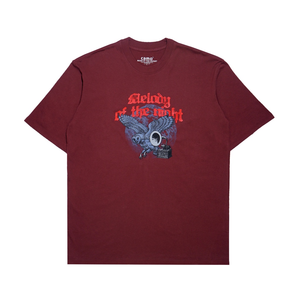 TSHIRT OVERSIZE 8901 MAROON | CAMO WARBROKE