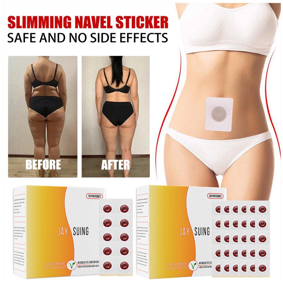 30pcs Slim Patch Koyo Pelangsing Badan Cepat Dan Ampuh Navel Pembakaran Lemak Slimming Pelangsing Perut Pelangsing Herbal Patch