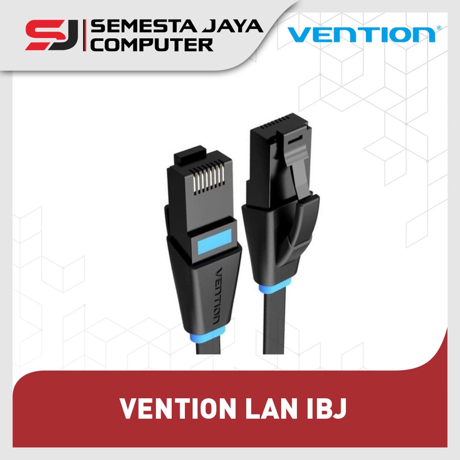 Vention 3M Kabel LAN RJ45 Cat.6 UTP Ethernet Gigabit - IBJ Flat