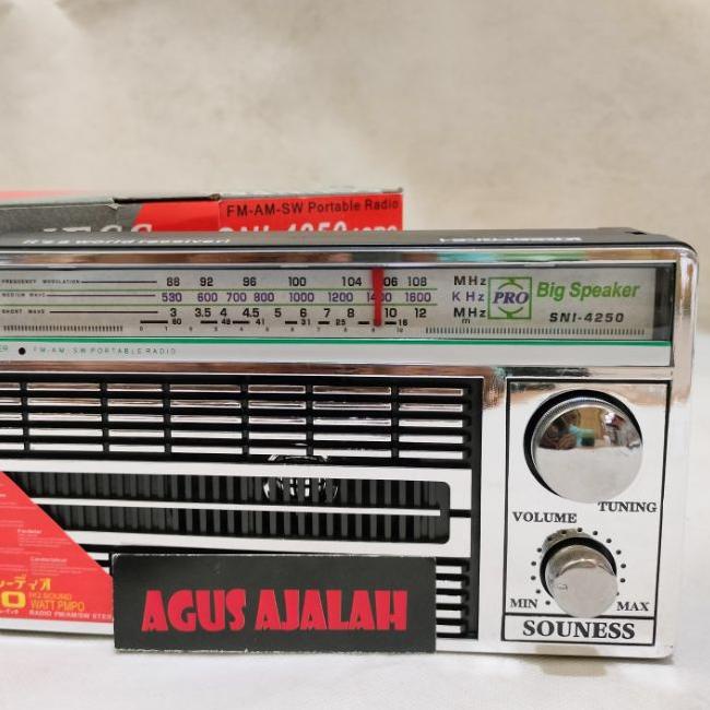 ✷ ✅cod speaker Radio internasional /souness 4250 radio AM FM SW 2/radio internasional/radio portable
