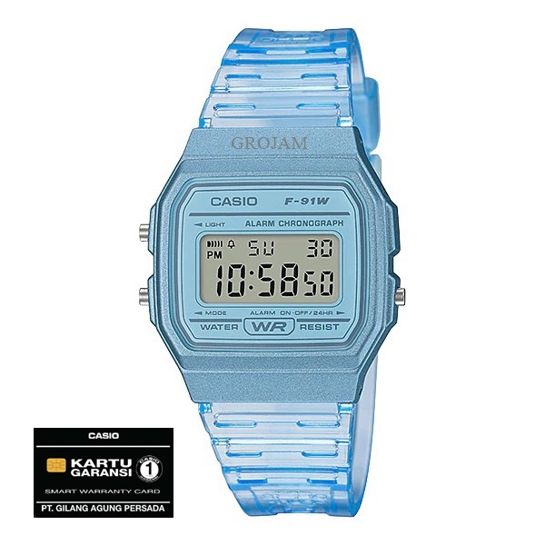 JAM TANGAN CASIO F-91WS-4D F 91WS 4D ORIGINAL RESMI