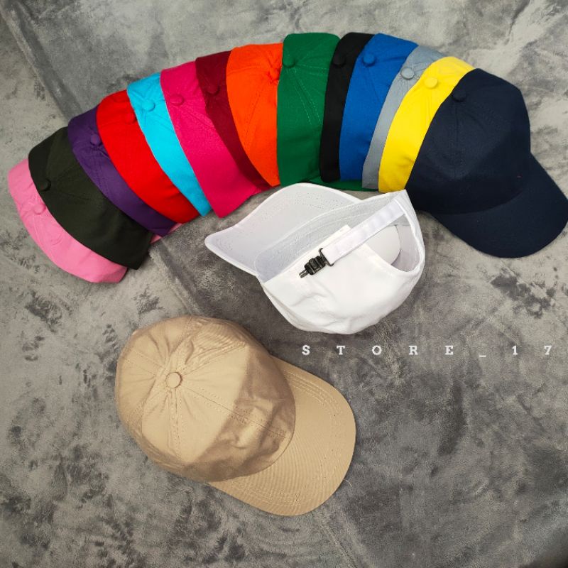 Topi KREM Polos Topi Baseball Polos CREAM Topi Pria Polos