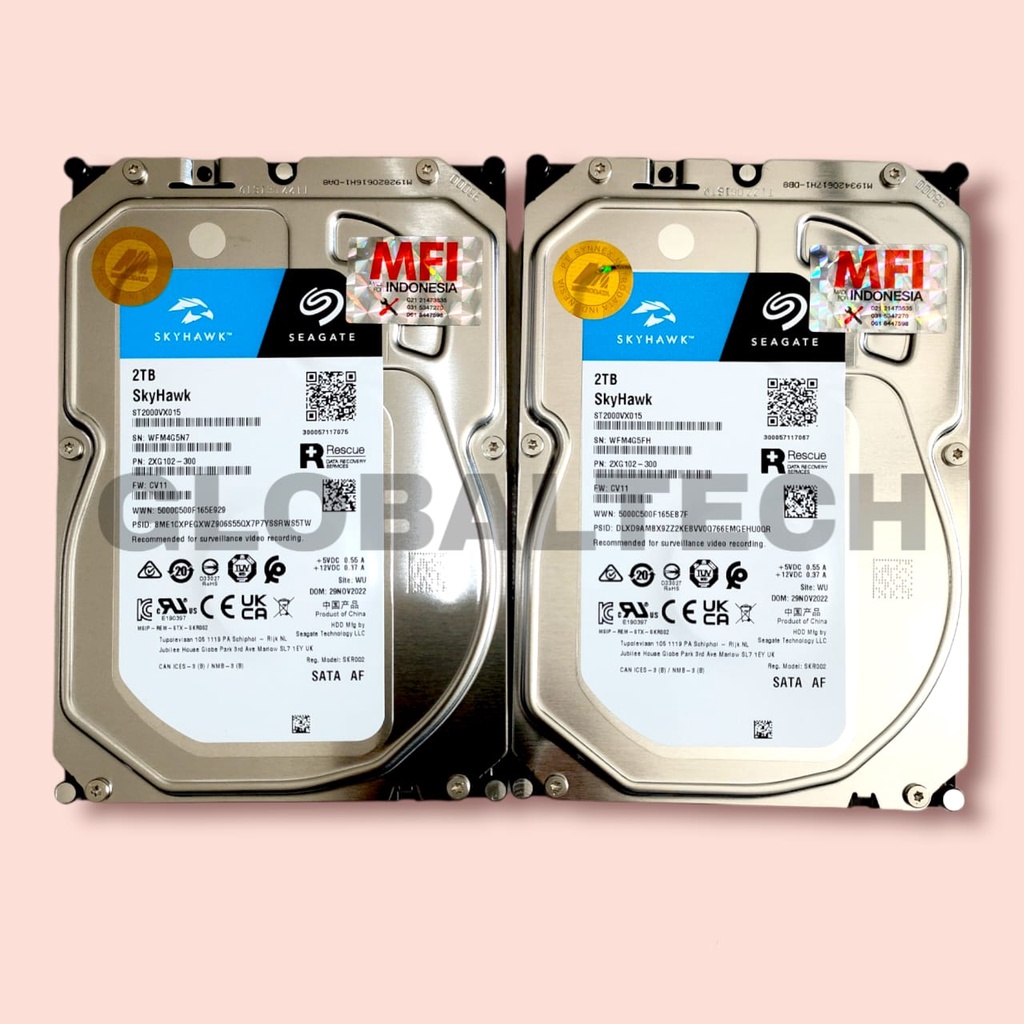 HARDDISK 2TB MFI SKYHAWK GARANSI 3 TAHUN RESMI