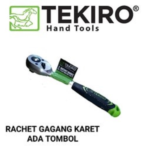 Tekiro Ratchet Handle 1/2 X 10 Inch / Gagang Ratchet Karet 72 Teeth