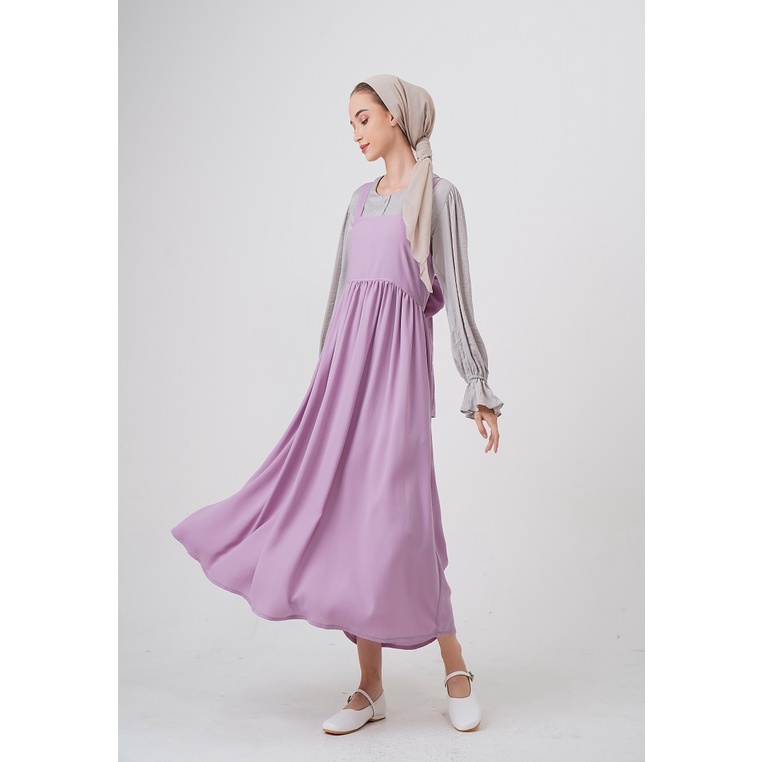 Heaven Sent - Overall Dress wanita Baju Lebaran Jumpsuit Emily