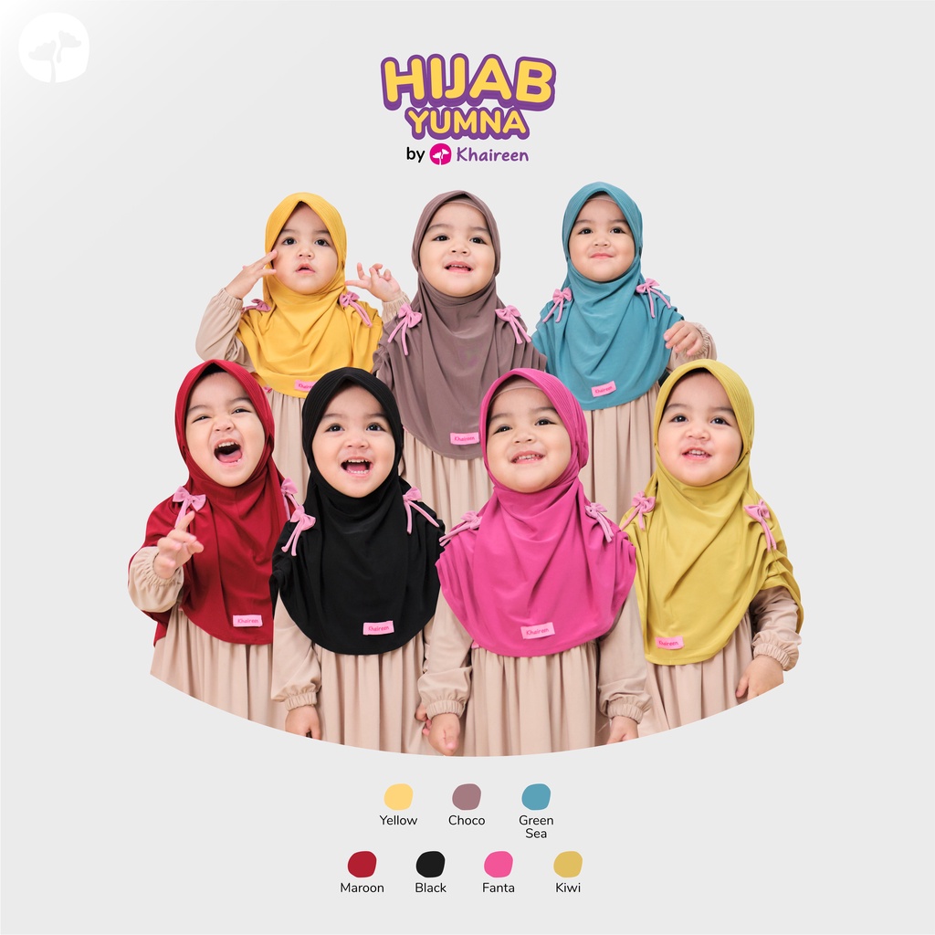 KHAIREEN Hijab Yumna / Hijab Anak (0-4 thn)