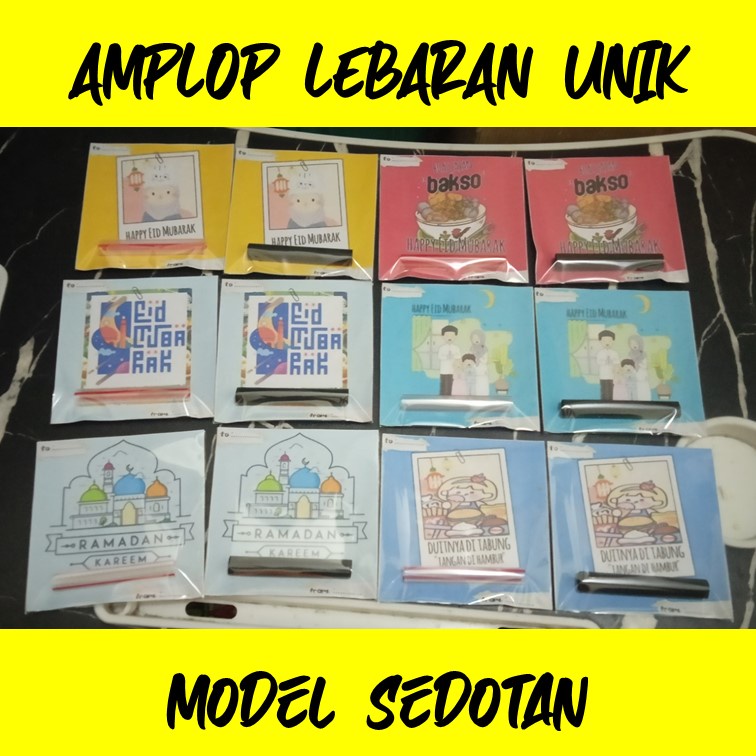 

Amplop Lebaran Unik Model Sedotan