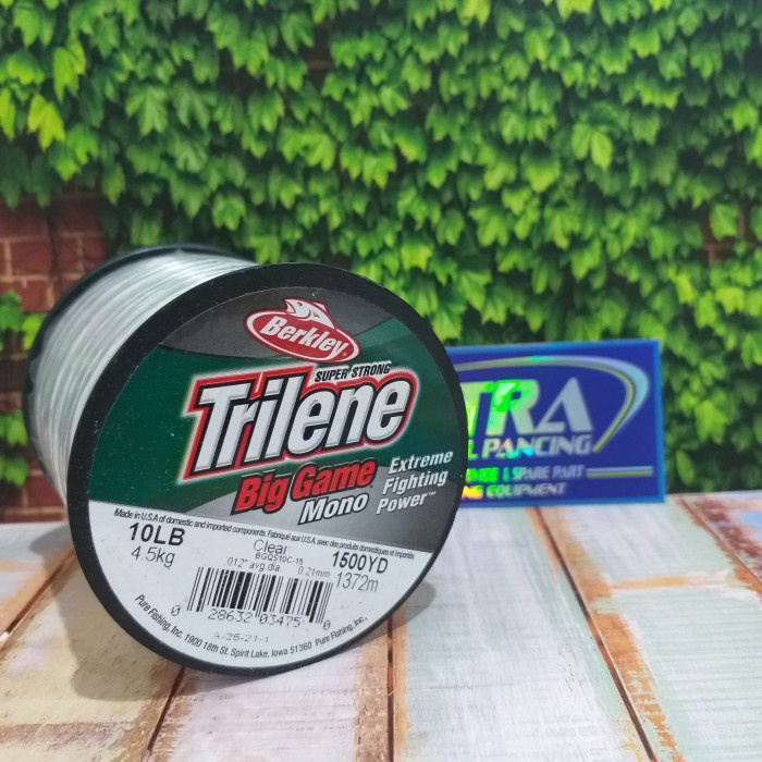 mono berkley trilene 10lb senar pancing super strong ORIGINAL