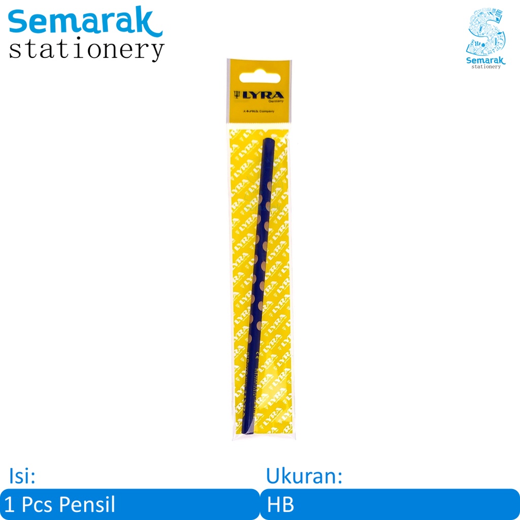 

LYRA Groove Slim Graphite Pencil Pensil Art Design Segitiga HB