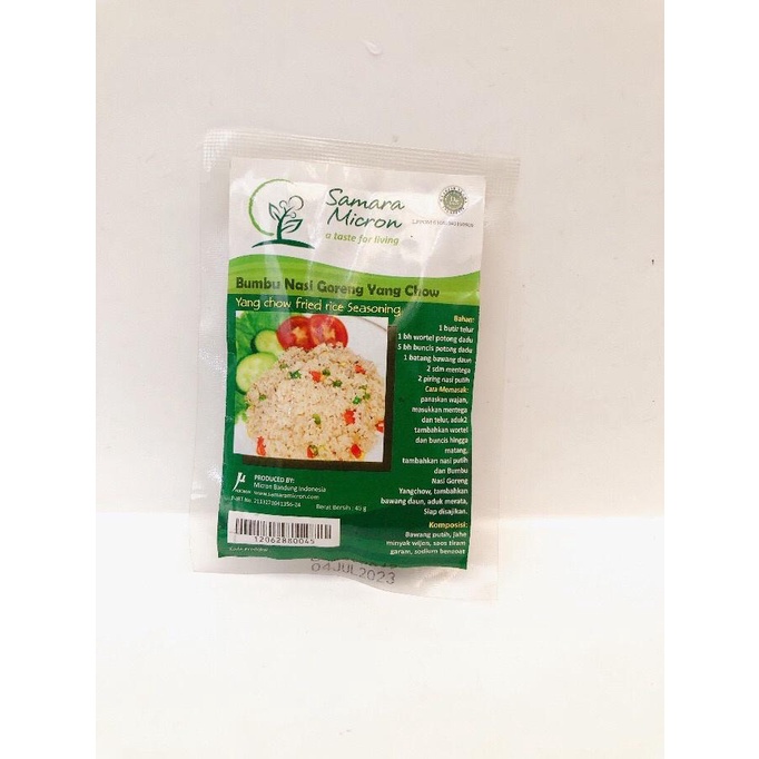 

Samara Micron Bumbu Sachet Bumbu Nasi Goreng Yang Chow