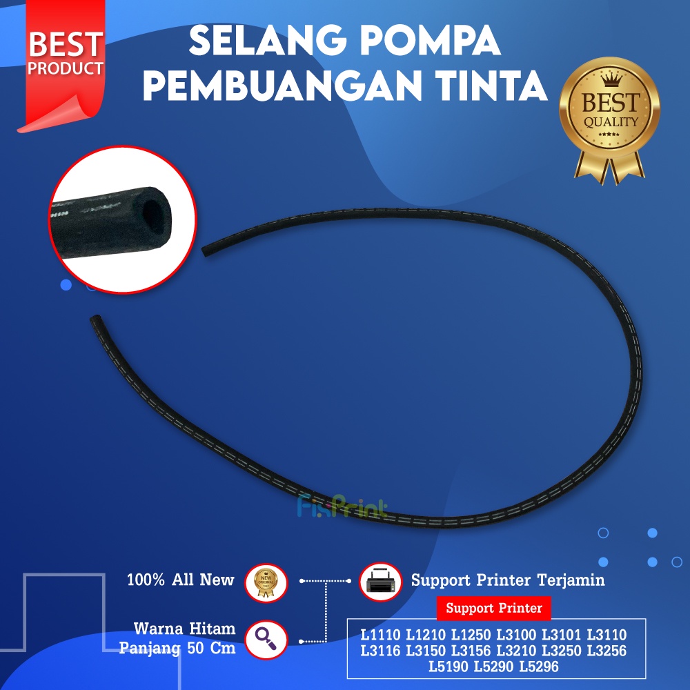 Selang Pompa Purge E L1110 L1210 L1250 L3100 L3101 L3110 L3116 L3150 L3156 L3210 L3250 L3256 L5190 L5290 L5296, Selang Purge Pump Pompa Ink New