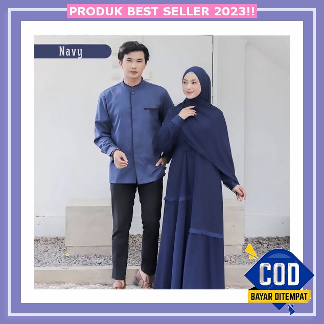 Couple Shakila Arjuna/ Baju Couple Keluarga/ Couple Lebaran 2023 Terbaru/ Set Gamis Pesta Sepasang G