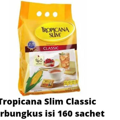 

➹ TROPICANA SLIM SWEETENER CLASSIC 160 SACHET GULA ♡