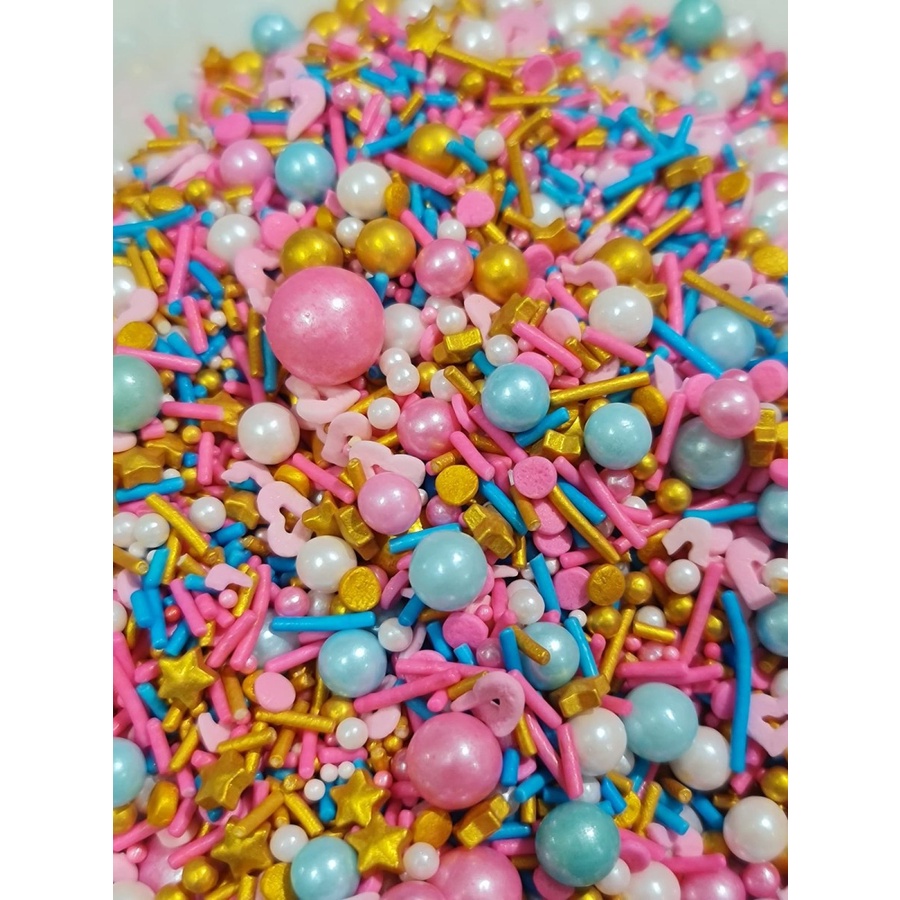 

Sprinkle Kode Barbie Penghias Kue 100 Gram