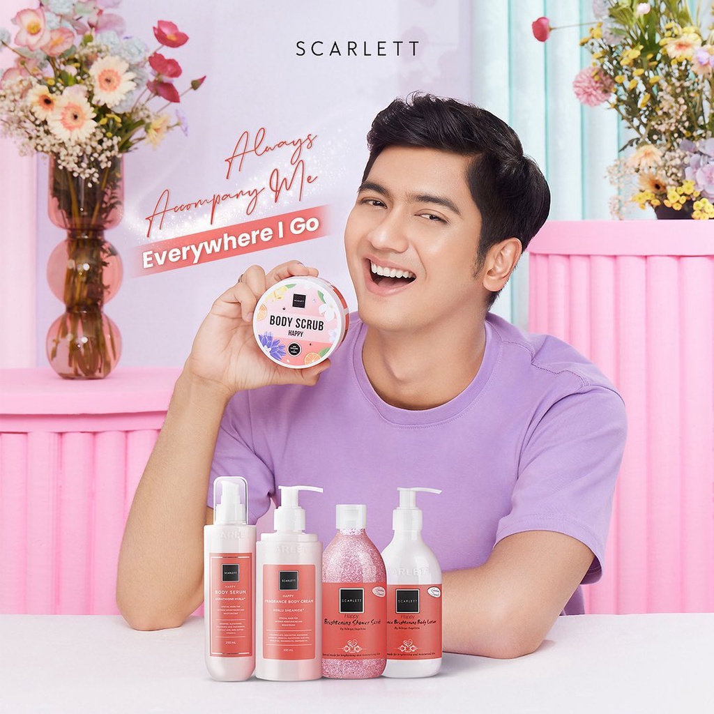 SCARLETT WHITENING HAPPY SERIES - HAPPY BODY CARE BPOM ORIGINAL