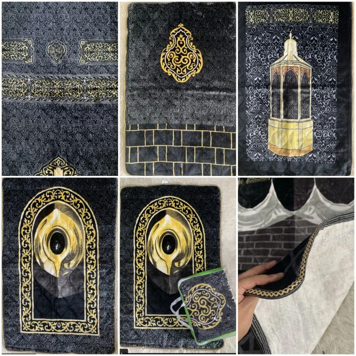Sajadah Turki premium anti slip ukuran jumbo M8J4 Souvenir Murah New product Kecil Pria Estetik Turk