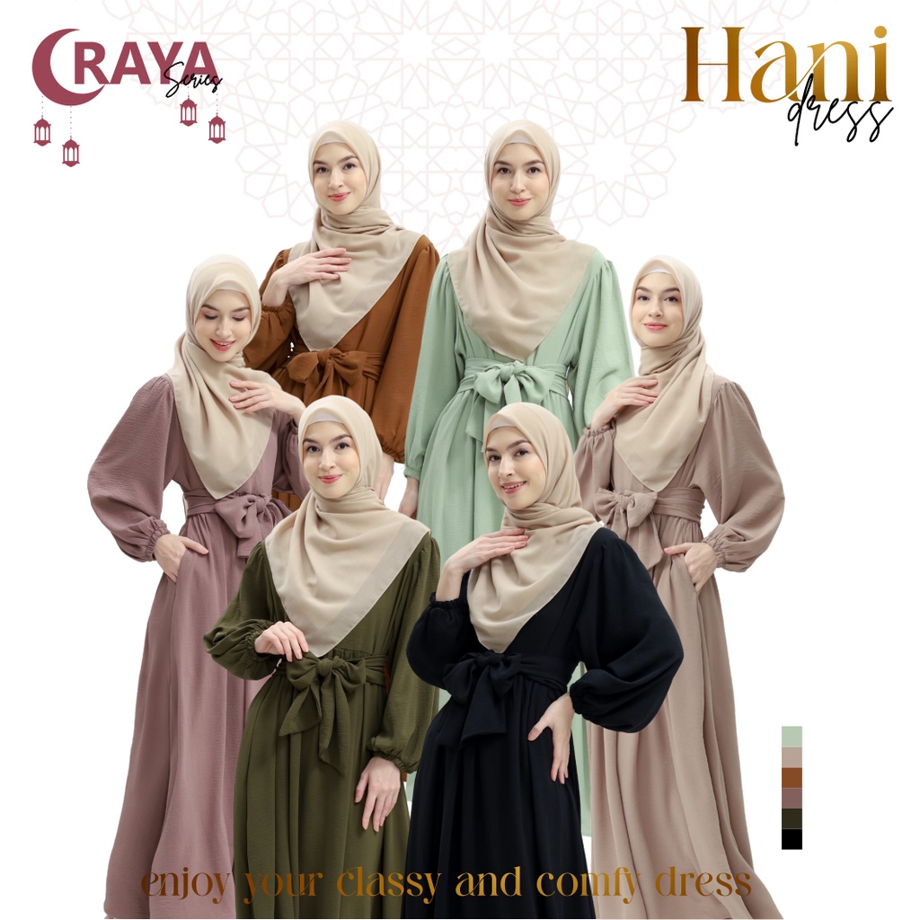 Hani dress kyungmi - raya series (gamis)