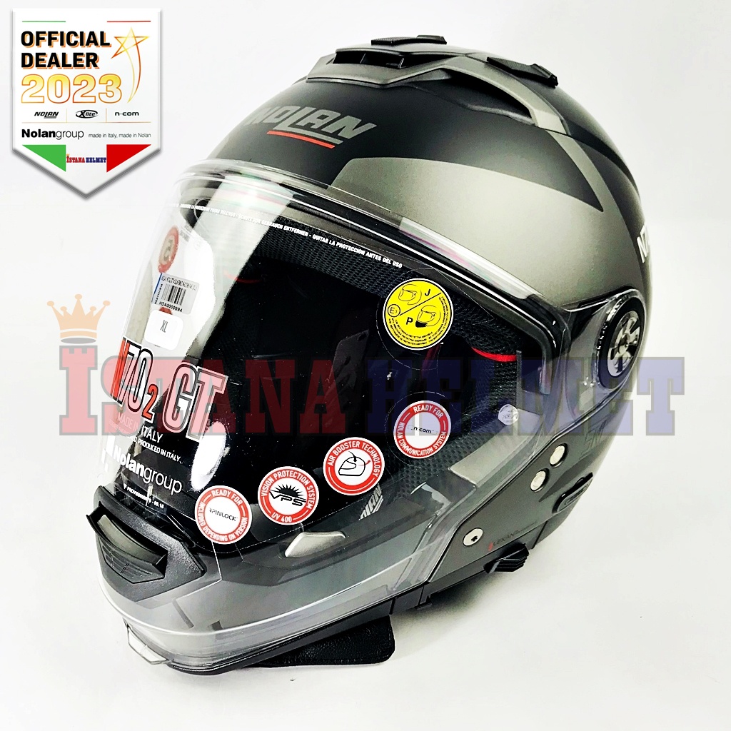 Jual Helm Nolan Crossover N Gt Glaring N Com Shopee Indonesia