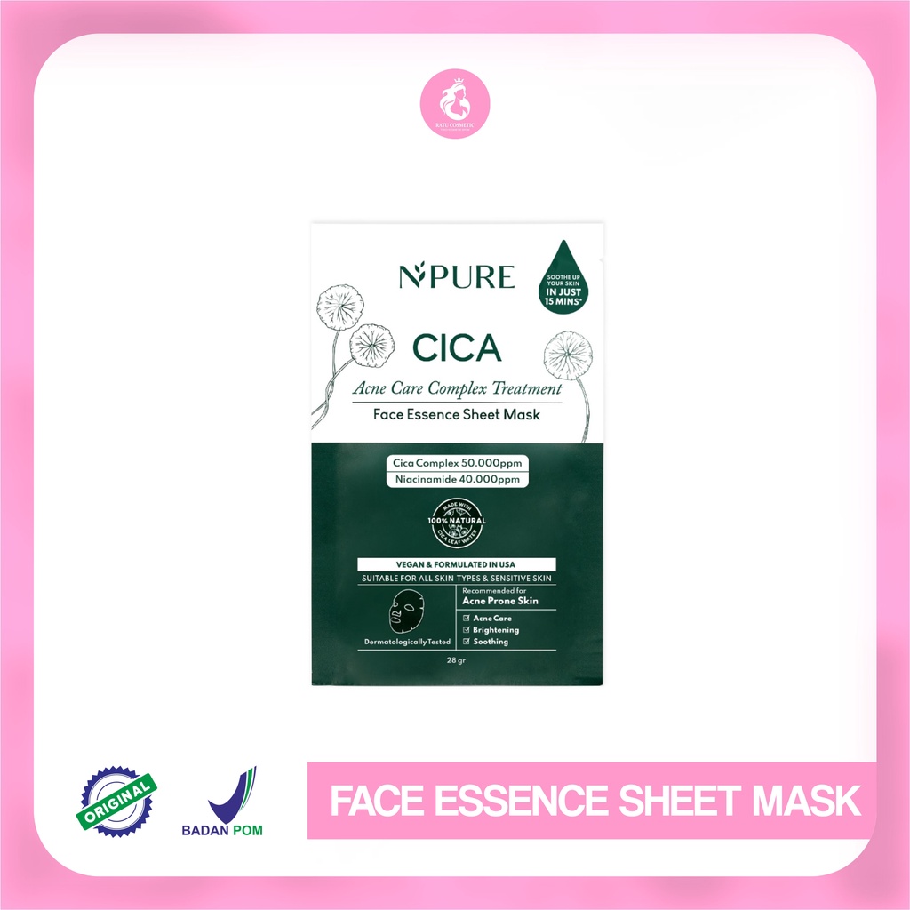 N'Pure / NPure Cica Centella Asiatica Acne Sheet Mask